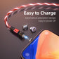 Illuminate™  540° Led USB Cable with Apple, Android and Type C Compatibility